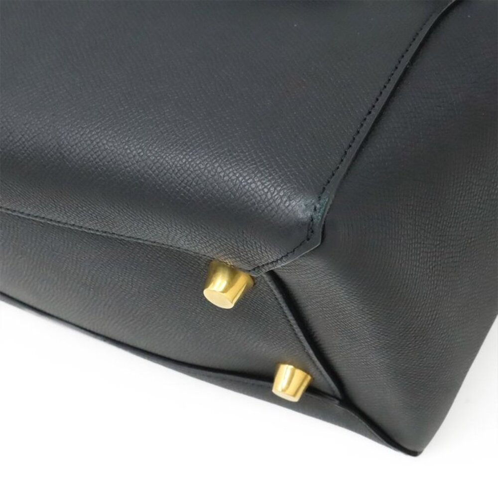 Celine Belt Bag Mini Tote 2-Way Shoulder Bag Grained Calfskin Black - Picture 3 of 8